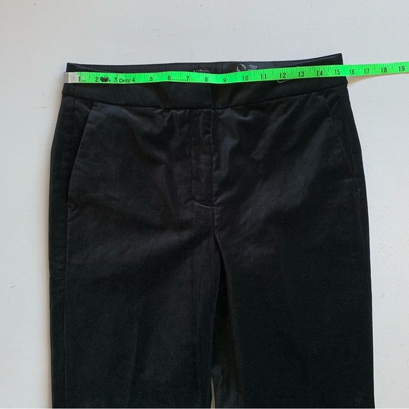 J Crew Tall Black Velvet Kate Slim-Fit Pant Size 4 Tall - Picture 14 of 17